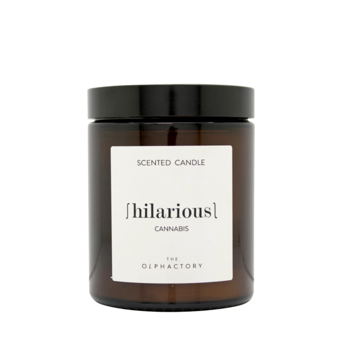 The Olphactory Hilarious Cannabis Scented Candle 135g