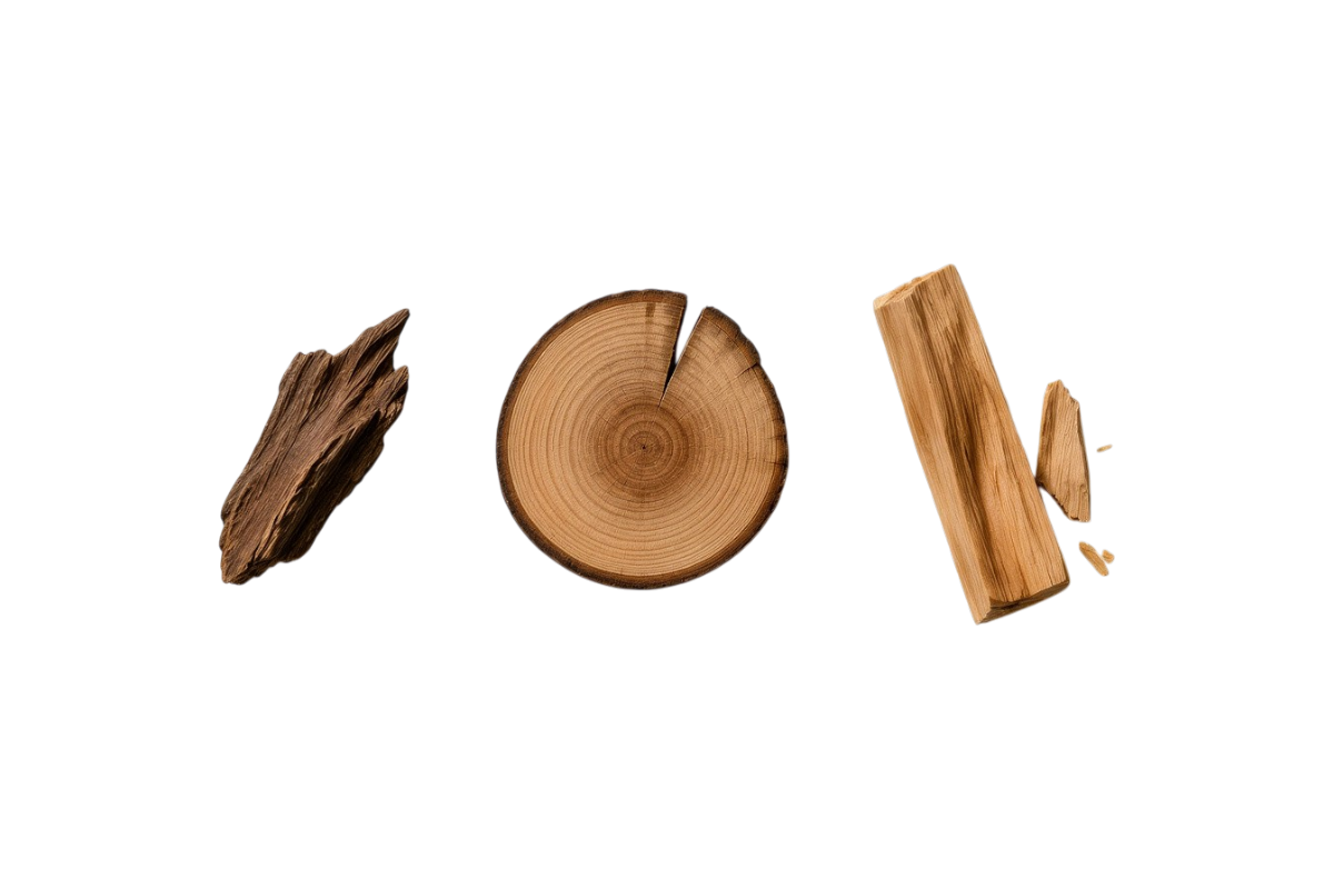 Houtachtige parfum samples